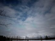 1日目は雲に隠れて見えず…