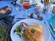 夕食のオムレツ