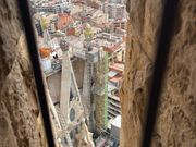 階段降り途中のレアな景色