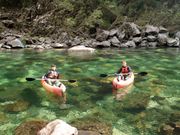 透き通った安房川