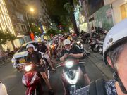 信号待ちでの状況