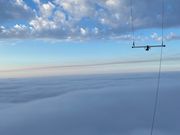 雲の上までいきました。