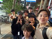 ツアー終わりの夜市で陳さんと