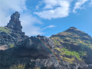 ペレの椅子では虹が写り込みました