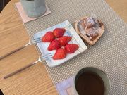 施術後のお茶休憩