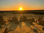 ピナクルスからの夕陽