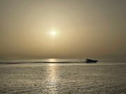 船上からの夕焼け