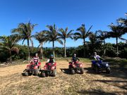 初めてのバギー体験でしたが、慣らし運転から始まるので安心｡インストラクさんが写真を撮ってくれました。