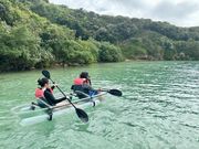 大好きな場所でのクリアカヤック