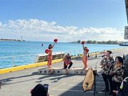 ツアー開始前のお出迎え