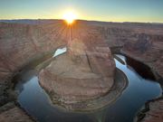 ホースシューベントのサンセット