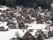 白川郷の展望台から