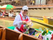 オプション手漕ぎボートで買えるココナッツアイス６０バーツ