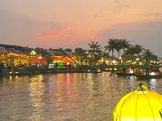 ランタンボートからの夕焼け