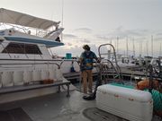 サンセットクルーズに出発