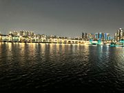 上流折り返し点の橋から噴水