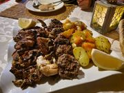 砂漠テントの夕食（一部）