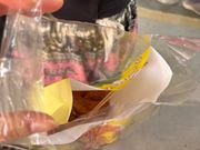 ガイドさんが買ってくれた揚げバナナ