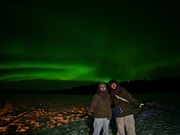 オーロラと一緒に