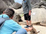 シェーンさんとロックワラビー