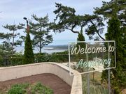 ピクニック出来そうな公園。もちろん対岸は北朝鮮