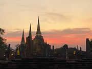 アユタヤの夕日