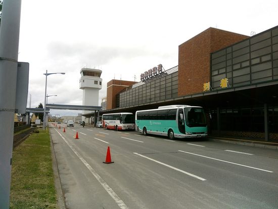順路１）女満別空港（スタート地点）