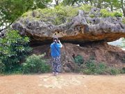 パワースポットのバランス岩