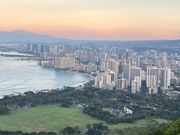 ダイヤモンドヘッドからワイキキを一望