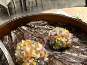 きれいなもち米を身にまとったシュウマイ