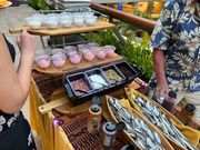 アイスクリームにいろんなトッピングできるのも嬉しい