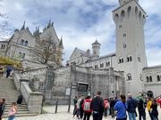 ノイシュヴァンシュタイン城の入口付近