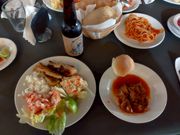 ビュッフェの昼ご飯