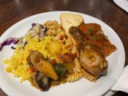 船内でビュッフェ