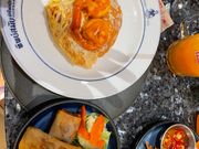 ランチ付、かなり甘い