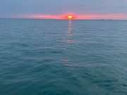 イカ釣りとサンセット