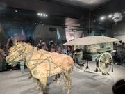始皇帝の銅車馬