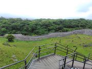 今帰仁城跡　上から望む