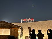 月の砂漠風な構図