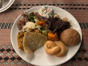 夕食ブュッフェ