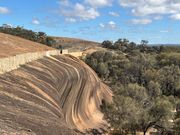 ウェーブロックの上にも上がれます