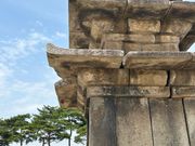 五重石塔（朝鮮戦争でも砲撃を受けたとのこと）