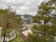 公山城（頂上からは街とイケメンの武寧王の像）