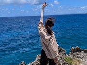 昼食の場所での写真撮影