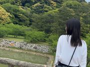 萩城跡からの景色