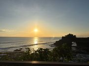 夕日鑑賞　※タナロット寺院にて