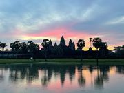 アンコールワット朝日鑑賞