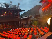 夕食を頂いた場所からの景色