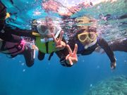シュノーケリングの様子を撮影☆