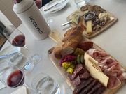 ランチ&赤のスパークリング